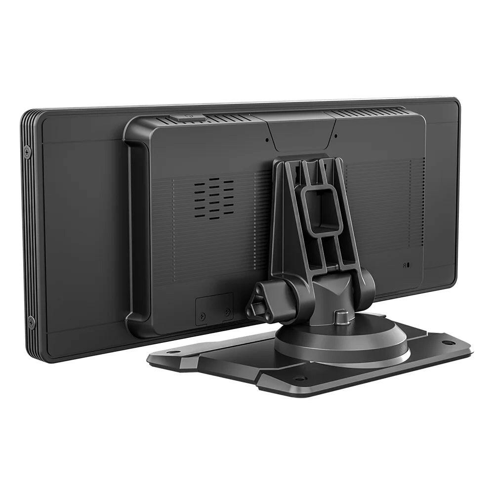 10.26-Inch Portable MP5 Multimedia Video Player with Android Auto, Wireless CarPlay, HD Rearview Camera, and Car Radio Functionality.