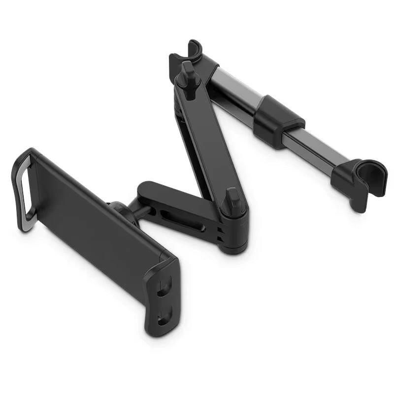 Car Tablet Holder - Headrest Mount Cradle for iPad Air, Mini, and 4.7-12.9" Devices.