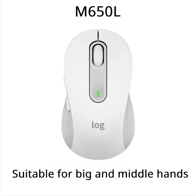 Logitech M650 M650L Wireless Bluetooth Silent Mouse with Advanced Optical Sensor and Programmable Buttons for Office and Laptop Use