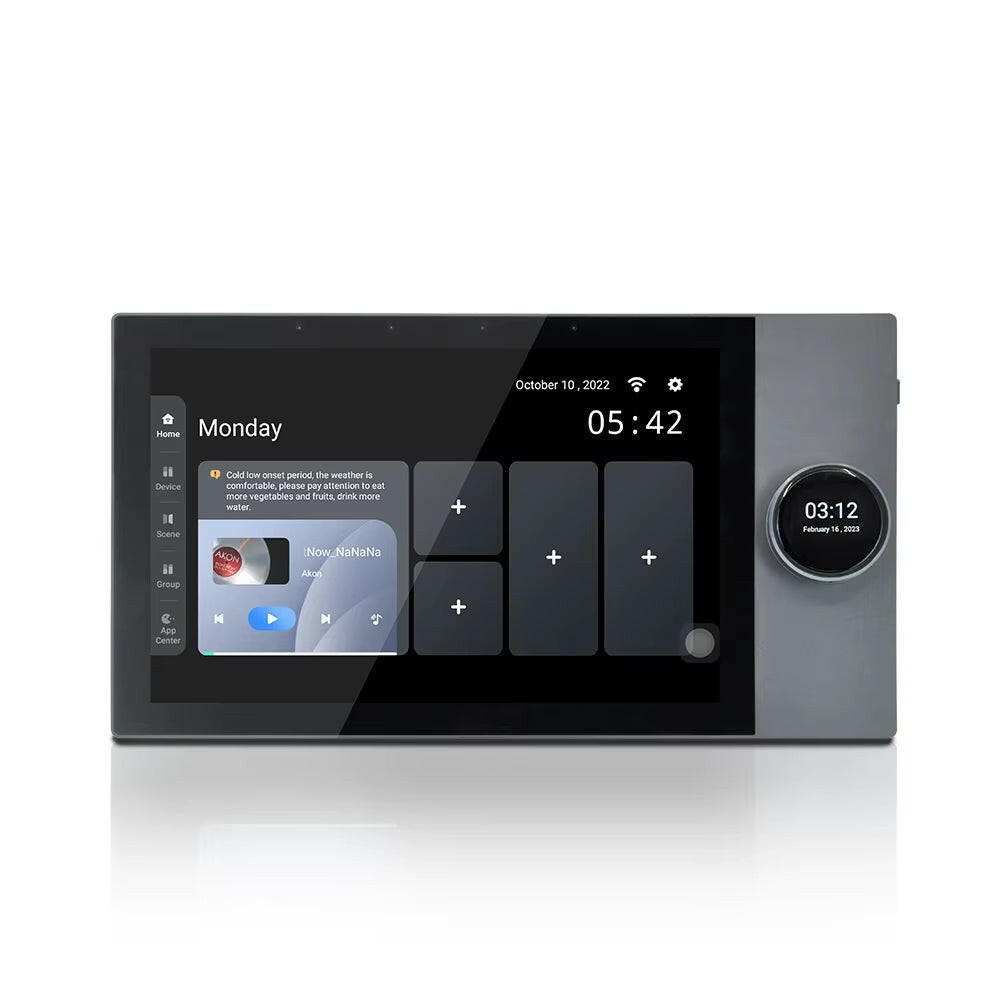Smart Home Gateway Control Panel with 10-Inch High-Definition Touch Screen Wifi and Bluetooth | for Smart Home and Home Theater | Zigbee and Tuya Integrations.